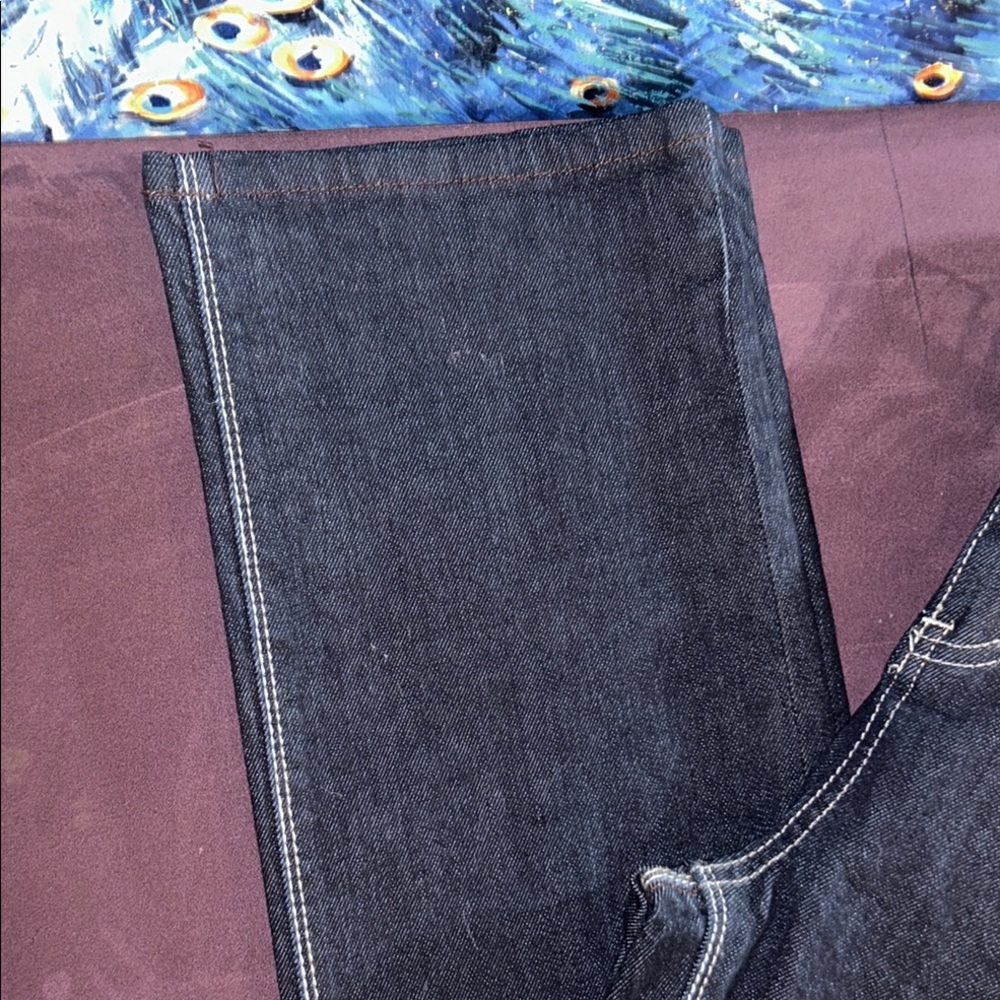 nwt Ruff Hewn Size 12Short Dark Straight Leg Jeans - Picture 2 of 10